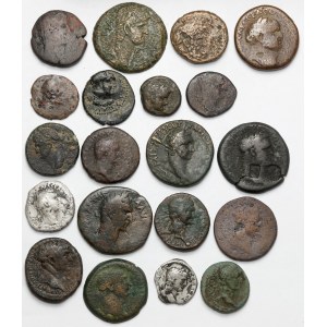 Rzym Prowincjonalny, od AE17 do AE29 - w tym drachmy - zestaw (20szt)