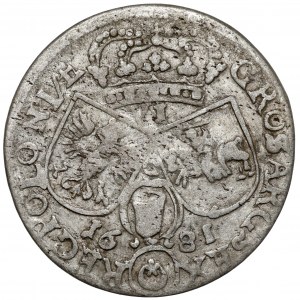 Jan III Sobieski, Szóstak Kraków 1681 - C wysoko