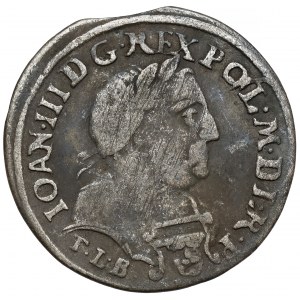 Jan III Sobieski, Szóstak Kraków 1681 - C wysoko