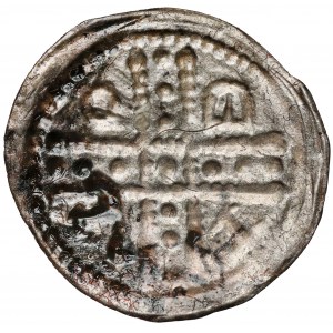 Śląsk, Bolesław I Wysoki (1163-1201), Denar Wrocław - BOLI - BRAKTEATOWY