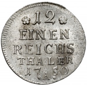Prusy, Friedrich II, 1/12 talara 1750-A, Berlin