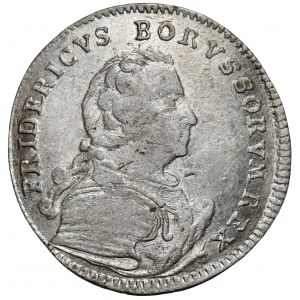 Śląsk, Fryderyk II Wielki, 1/12 talara 1750-B, Wrocław