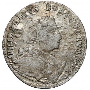 Śląsk, Fryderyk II Wielki, 1/12 talara 1750-B, Wrocław