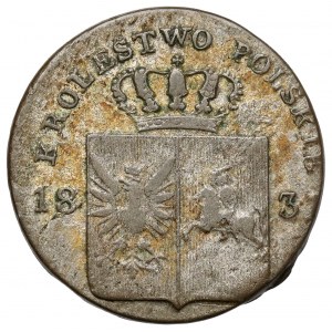 Powstanie Listopadowe, 10 groszy 1831 KG - hybryda - rzadka
