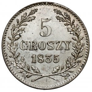 Wolne Miasto Kraków, 5 groszy 1835