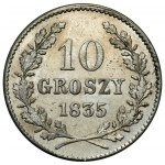 Wolne Miasto Kraków, 10 groszy 1835 - ex. Karolkiewicz
