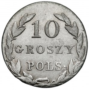 10 groszy polskich 1825 IB