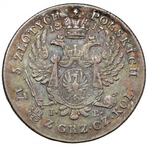 5 złotych polskich 1817 IB - ex. Karolkiewicz