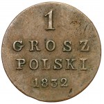 1 grosz polski 1832 KG - ex. Karolkiewicz