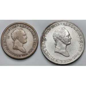 2 i 5 złotych polskich 1829 i 1830 - ex. Karolkiewicz (2szt)