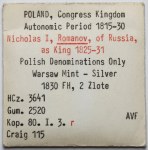 2 i 5 złotych polskich 1829 i 1830 - ex. Karolkiewicz (2szt)