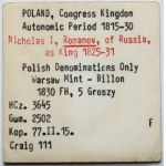 3-10 groszy polskich 1826-1831 - w tym Karolkiewicz (4szt)