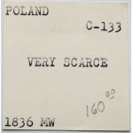 3/4 rubla = 5 złotych 1836 MW, Warszawa - piękne