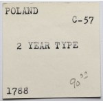 Poniatowski, Półtalar 1788 EB