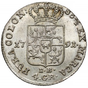 Poniatowski, Złotówka 1791 EB