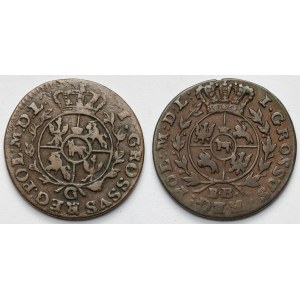Poniatowski, Grosze 1768 i 1791 - zestaw (2szt)