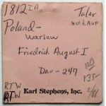 Księstwo Warszawskie, Talar 1812 IB