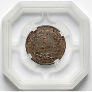Francja, 5 centimes 1878-A, Paryż