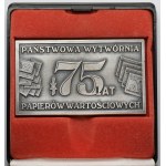 Plakieta SREBRO 75 lat PWPW 1919 - 1994 - RZADKA