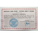100 złotych 1982 Jan Paweł II - stempel zwykły - z etui