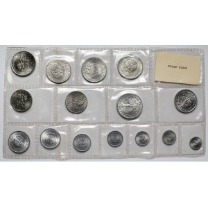 Polskie Monety Obiegowe 1949-1976 - zgrzewka (15szt)