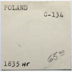 1-1/2 rubla = 10 złotych 1835 НГ, Petersburg