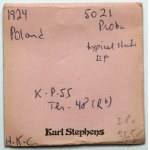 Próba 50 złotych 1924 Klęczący Rycerz