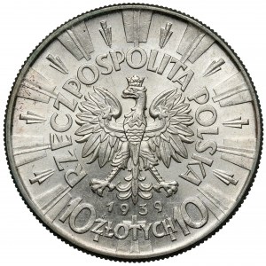 Piłsudski 10 złotych 1939