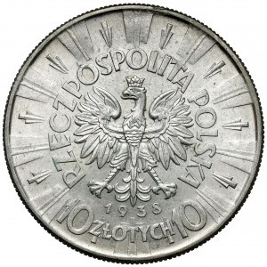 Piłsudski 10 złotych 1938