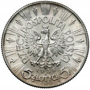 Piłsudski 5 złotych 1938