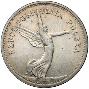 Nike 5 złotych 1928 ze znakiem, Warszawa