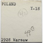 Nike 5 złotych 1928 ze znakiem, Warszawa