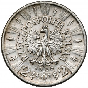 Piłsudski 2 złote 1936 - rzadki rok