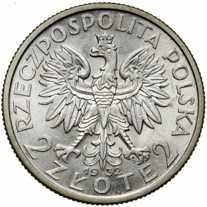 Głowa Kobiety 2 złote 1932