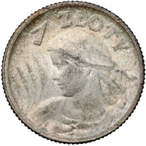 Kobieta i kłosy 1 złoty 1924