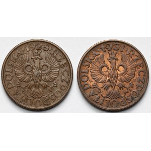 1 grosz 1928 i 1931 - zestaw (2szt)