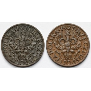 2 grosze 1925-1927 - zestaw (2szt)