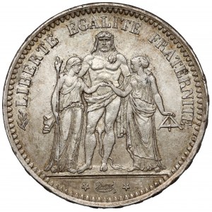 Francja, 5 franków 1873-A, Paryż