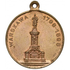 Medalik Adam Mickiewicz / Warszawa 1798-1898
