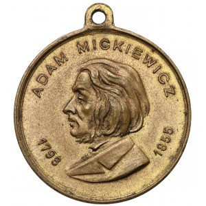 Medal Odsłonicie Pomnika Adama Mickiewicza Lwów 1904