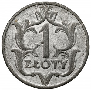 1 złoty 1929 - fałszerstwo z epoki