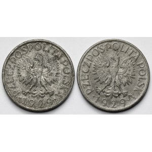 1 złoty - fałszerstwa z epoki - zestaw (2szt)