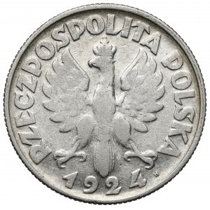 Kobieta i kłosy 2 złote 1924 - literka H - rzadkość