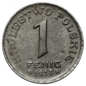 Królestwo Polskie, 1 fenig 1918