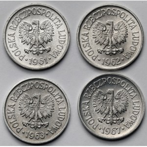10 groszy 1961-1967 - zestaw (4szt)