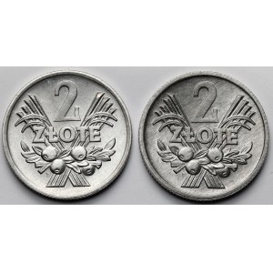 2 złote 1971-1972 - zestaw (2szt)