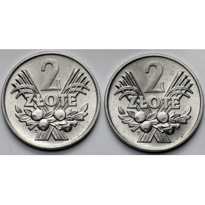 2 złote 1970 - zestaw (2szt)