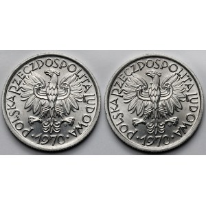 2 złote 1970 - zestaw (2szt)