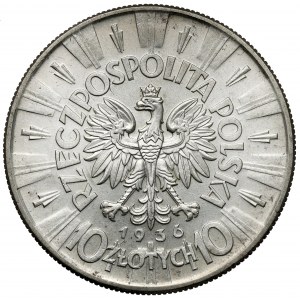 Piłsudski 10 złotych 1936