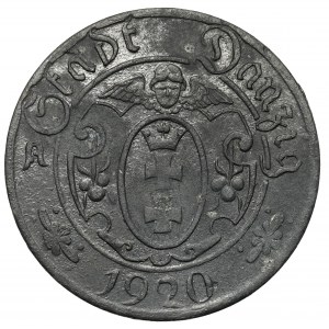 Gdańsk, 10 fenigów 1920 cynk - 55 perełek